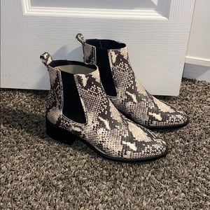 Steve Madden Snake Print Boots